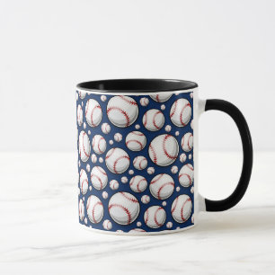 Mug Motif sportif de baseball