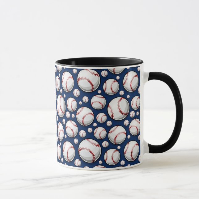 Mug Motif sportif de baseball (Droite)
