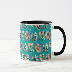 Mug Motif Succulent de Cactus Graphiques Abstraits