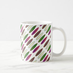 Mug motif surf . planches