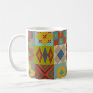 Mug Motif Talavera. Un patchwork indien. Nom turc