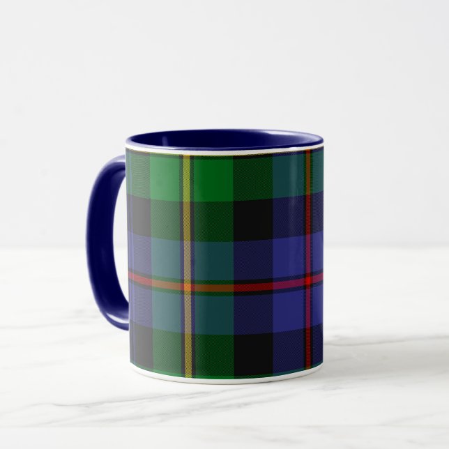 Mug Motif Tartan Écossais (Devant gauche)
