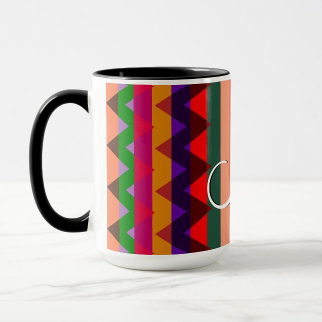 Mug Motif tendance Chevron Stripes #11 (Gauche)