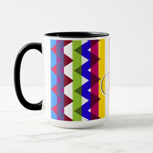 Mug Motif tendance Chevron Stripes #14 (Gauche)