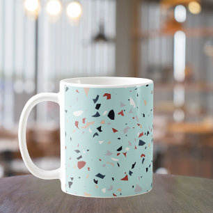 Mug Motif Terrazzo Abstrait Moderne du Milieu du Siècl