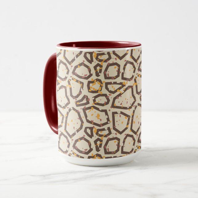 Mug Motif Terrazzo moderne (Devant gauche)