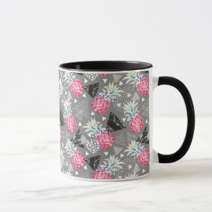 Mug Motif texturé à ananas géométrique