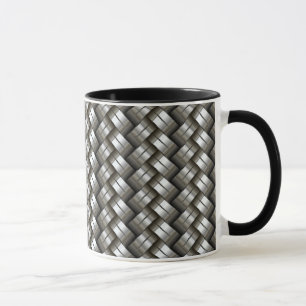 Mug Motif tissé en métal