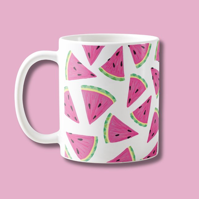 Mug Motif tranche de pastèque (Watermelon pattern mug)