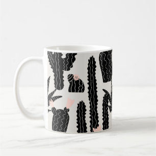 Mug Motif transparent avec illustration cactus