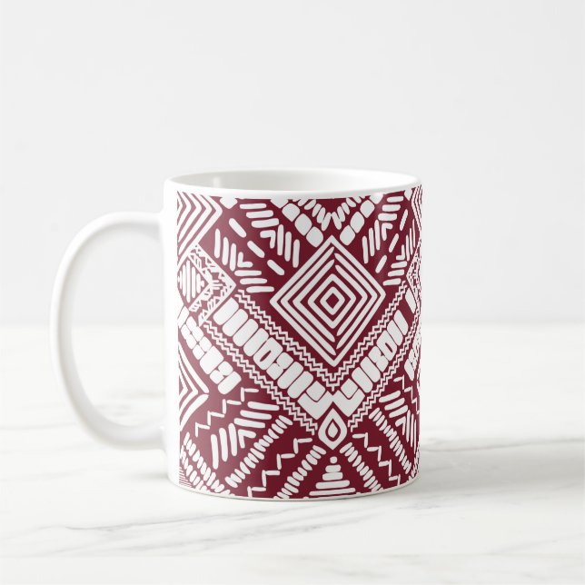 Mug Motif transparent Aztec (Gauche)