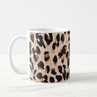 Mug Motif transparent Empreinte de léopard