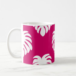 Mug Motif transparent tropical avec monstère. art, dos