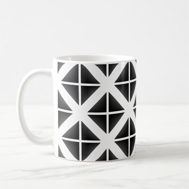 Mug Motif triangle Black Trendy (Gauche)