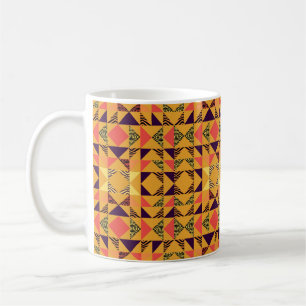 Mug Motif triangle transparent arrière - plan abstrait