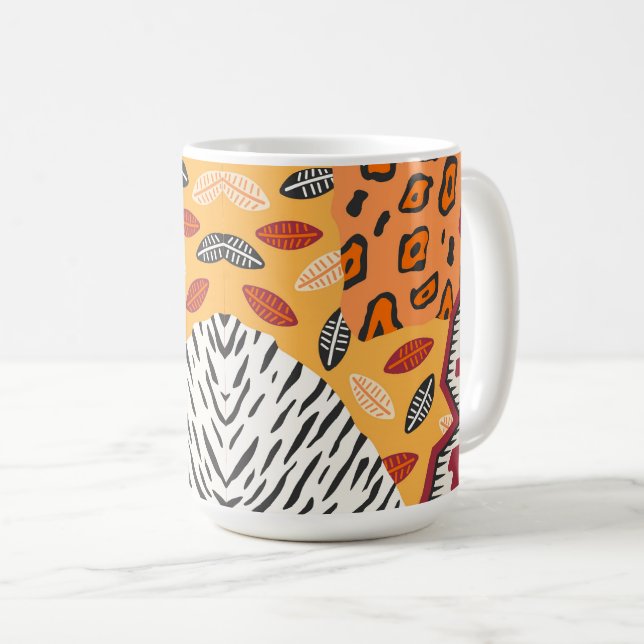 Mug Motif tribal africain (Devant droit)