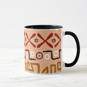 Mug Motif tribal artistique dessin à main africaine