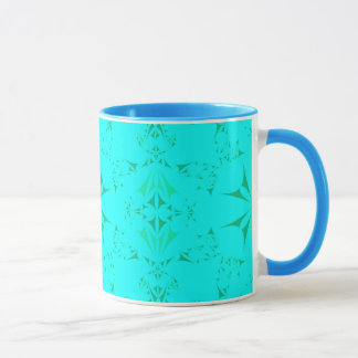 Mug Motif tribal de Bohème de jolie turquoise d'Aqua