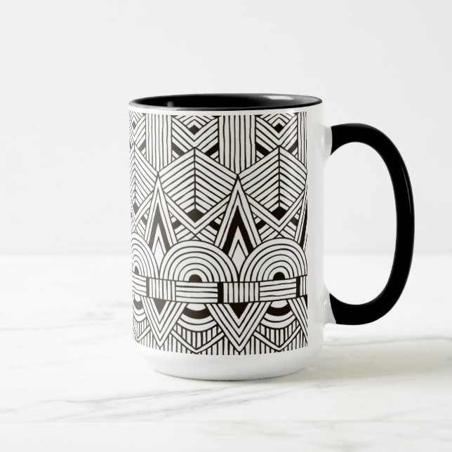 Mug Motif tribal inspiré (Droite)