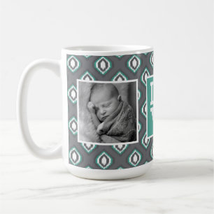 Mug Motif tribal Retro Ikat   LOVE avec photos