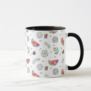 Mug Motif tropical d'été de style de Memphis