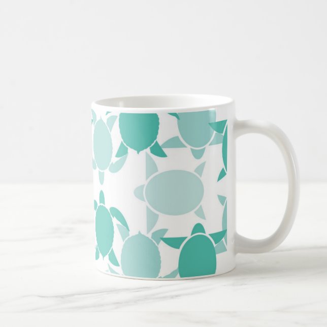 Mug Motif turquoise de tortue (Droite)