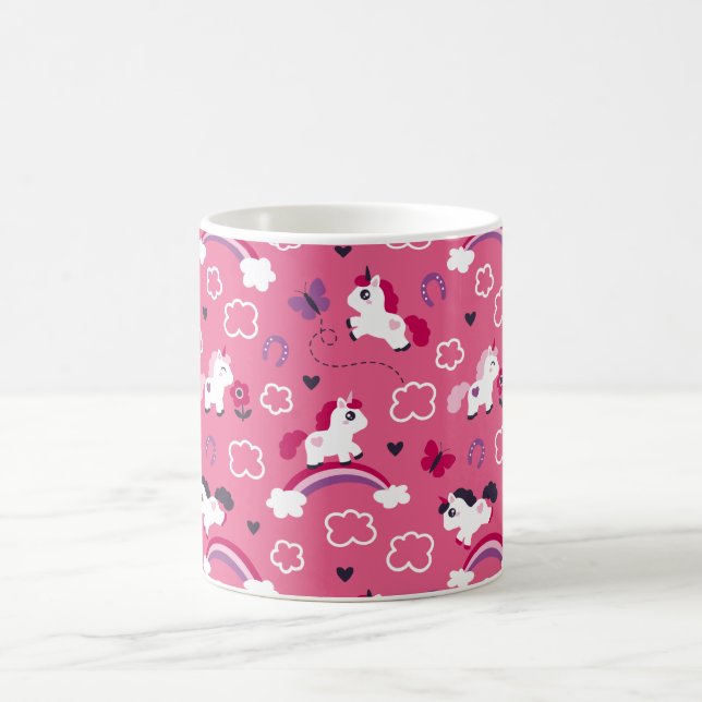 Mug Motif Unicorns mignons (Centre)