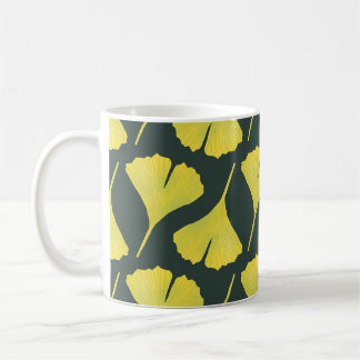 Mug Motif vert Ginkgo Leaf - Printemps Botanique