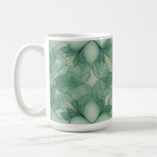 Mug Motif vert moderne Geo
