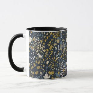 Mug Motif vintage abstrait