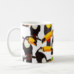 Mug Motif Vintage des oiseaux tropicaux du Toucan
