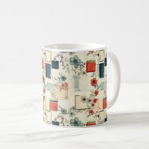 Mug Motif vintage Floral & Caméra (7)