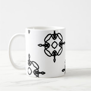 Mug Motif vintage sans couture en ornement géométrique