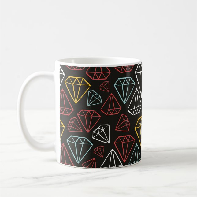 Mug motif vintage transparent, éléments de conception  (Gauche)