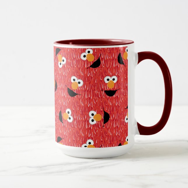 Mug Motif visage fourrure Elmo (Droite)