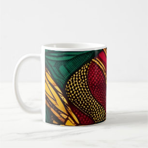 Mug Motif Wax Africain – Explosion de Couleurs
