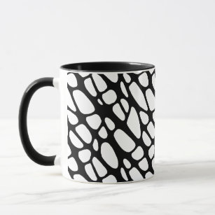 Mug Motif Web gothique noir et blanc