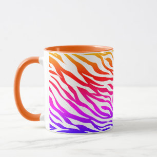 Mug Motif Zebra Multicoloured Skin Stripes-22164