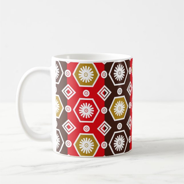 Mug motifs batik indonésiens avec plan très distinctif (Gauche)
