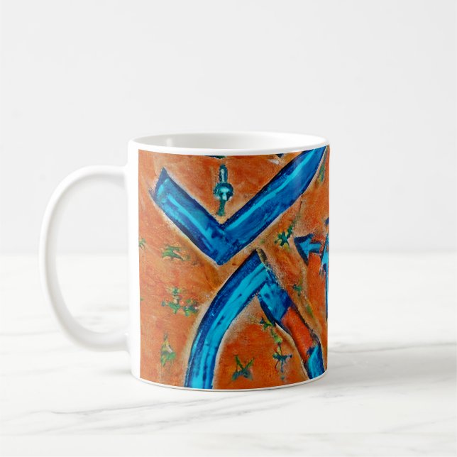 Mug Motifs berbères amazigh, signes et symboles abstra (Gauche)