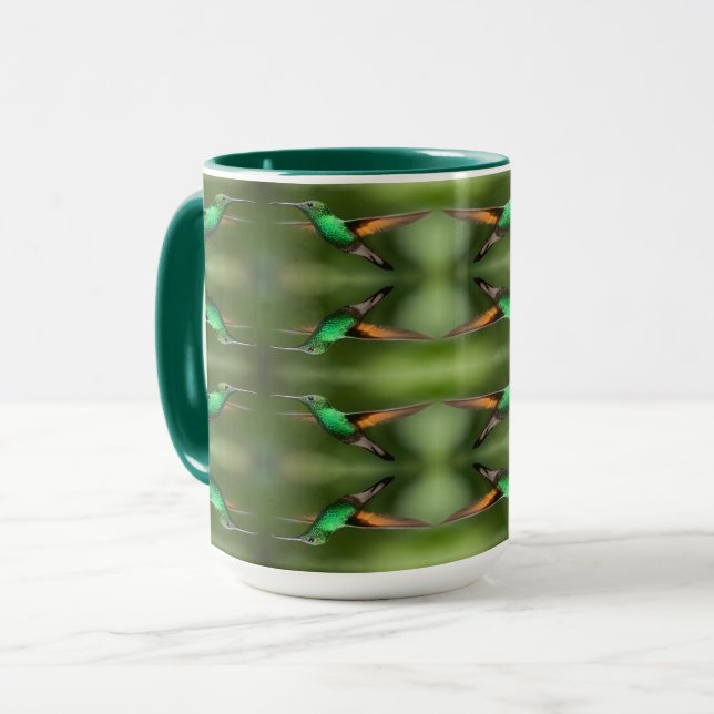 Mug Motifs de colibris (Devant gauche)