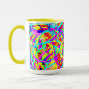 Mug Motifs de néon brillant