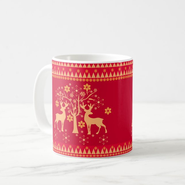 Mug Motifs de Noël (Devant gauche)