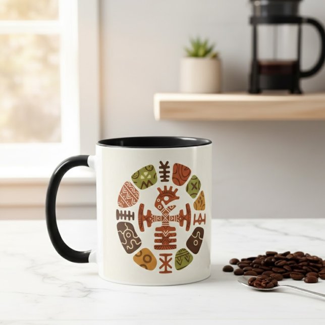 Mug Motifs ethniques africains (Créateur téléchargé)