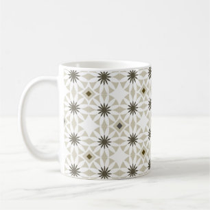 Mug motifs géométriques ethniques Abstraits design bac