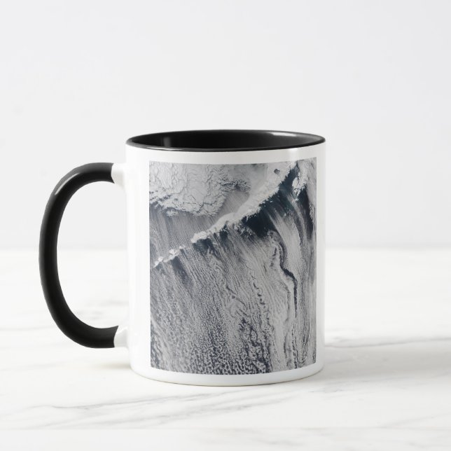 Mug Motifs nuageux visibles sur l'île Aléoutienne (Gauche)