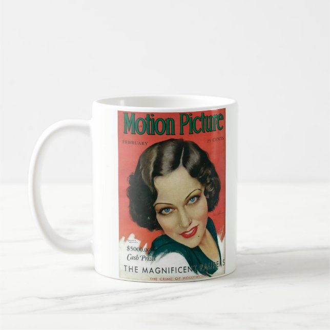 Mug Motion Picture Février 1931 Gloria Swanson couvert (Gauche)