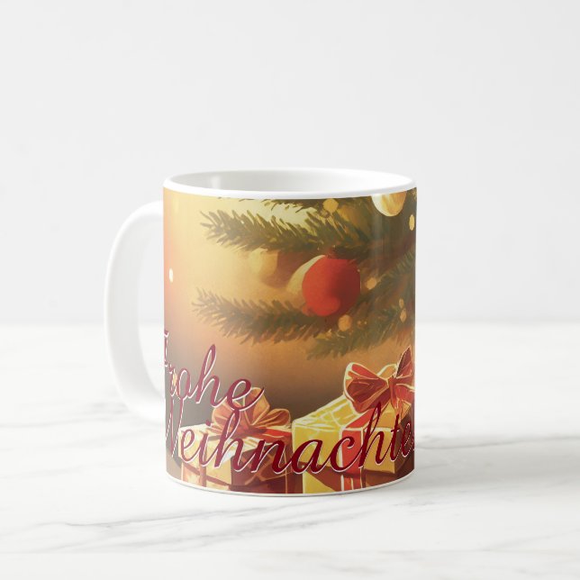 Mug Motiv, mit Geschenken unterm Weihnachtsbaum 37016 (Devant gauche)