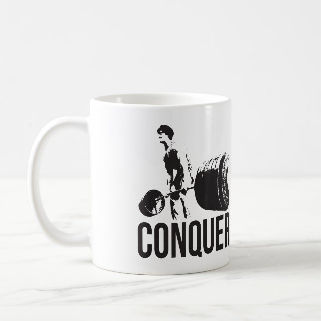 Mug Motivation "Body building" - Conquérir (Gauche)