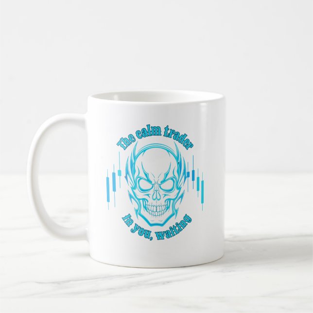 Mug Motivation Commerciale | Crâne | Commerçant Calme (Gauche)